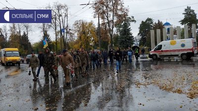 У Сумах відбулася хода ветеранів (ВІДЕО) У Сумах відбулася хода ветеранів (ВІДЕО)