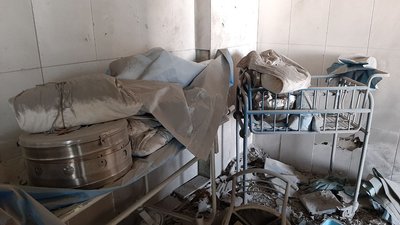 На місці нічного обстрілу Салтівки у Харкові сапери вилучили уламки "Урагану", що не розірвалися На місці нічного обстрілу Салтівки у Харкові сапери вилучили уламки "Урагану", що не розірвалися