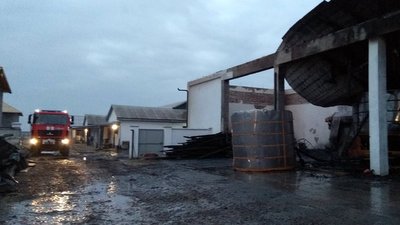 Три з половиною години гасили рятувальники вогонь на фермі на Закарпатті Три з половиною години гасили рятувальники вогонь на фермі на Закарпатті