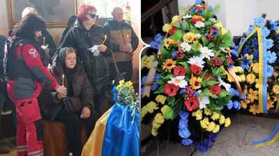 Херсон, прощання, ЗСУ, загиблий, військовослужбовці, Олександр Ставицький, Сергій Мілько