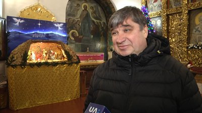 У Житомирі до дня народження Івана Огієнка в Михайлівському соборі співали колядки У Житомирі до дня народження Івана Огієнка в Михайлівському соборі співали колядки