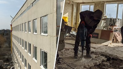 Як будують нову реанімацію інфекційної лікарні у Харкові