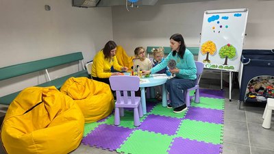 Укриття Волинської обласної дитячої лікарні після ремонту