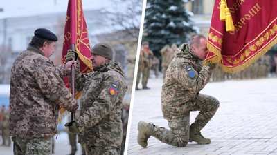 Бригада тероборони з Кіровоградщини отримала бойовий прапор