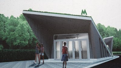 Ескіз станції метро "Мостицька"
