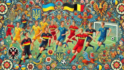 Матч Україна — Бельгія