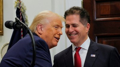 Дональд Трамп та Майкл Делл