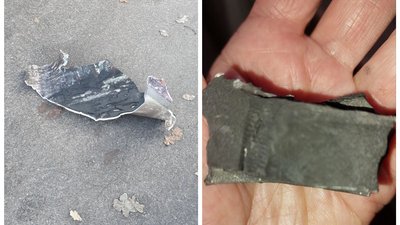 Уламки пошкодили дахи будинків, паркани та авто. На Кіровоградщині працювала ППО Уламки пошкодили дахи будинків, паркани та авто. На Кіровоградщині працювала ППО
