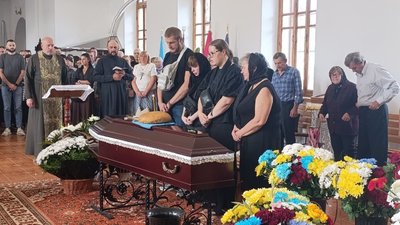 Прощання із захисником Дмитром Кирилюком у Хмельницькому