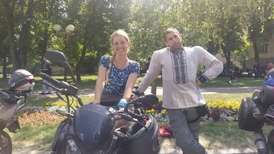 Учасники «Мотопробігу єдності» побували у Полтаві