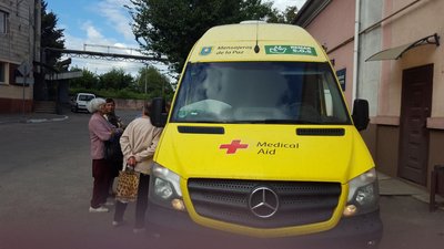 Такий вигляд має медичний автомобіль організації Такий вигляд має медичний автомобіль організації