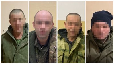 На Донеччині вісім учасників "ЛНР" здалися в полон українським військовим На Донеччині вісім учасників "ЛНР" здалися в полон українським військовим