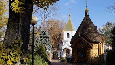 Храм св. Олександра Невського а території військового госпіталю в Одесі