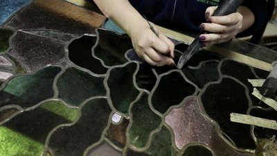 У Львові відреставрують чотири історичні вітражі з будинку на Князя Романа У Львові відреставрують чотири історичні вітражі з будинку на Князя Романа