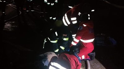 На Прикарпатті під час пожежі будинку загинув чоловік На Прикарпатті під час пожежі будинку загинув чоловік