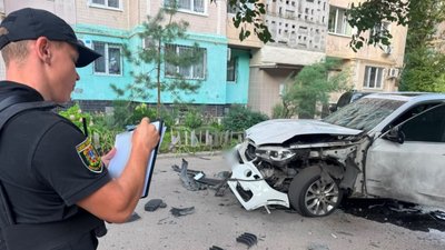 Пересипський район, вибух автомобіля, поліція