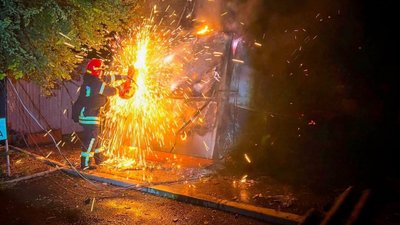 Атака РФ на Одещину 25 серпня 2026 року, пожежа, ДСНС