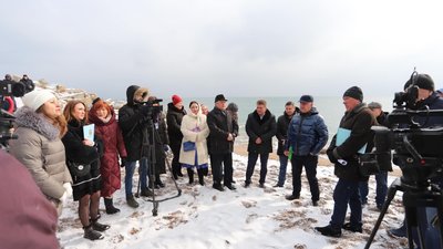 “Ми будемо просити гроші у держави”. На укріплення схилів у Чорноморську потрібно 180 мільйонів “Ми будемо просити гроші у держави”. На укріплення схилів у Чорноморську потрібно 180 мільйонів