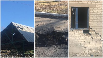 "Всю ніч сиділа в підвалі". Наслідки обстрілу Станиці Луганської