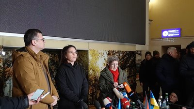Воєнна допомога та партнерство: про що міністерка МЗС Німеччини говорила у Харкові
