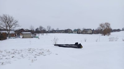 Ударний БпЛА знайшли у полі на Львівщині