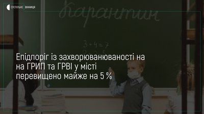 У Вінницьких школах, як і по всій області, карантин - до 14 лютого