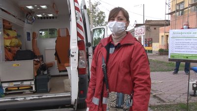 У Черкасах дезінфікують машини швидкої допомоги У Черкасах дезінфікують машини швидкої допомоги
