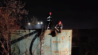 У Львові горіла металева прибудова