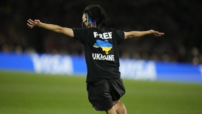 Вболівальник на фіналі ЧС-2023 Вболівальник на фіналі ЧС-2023