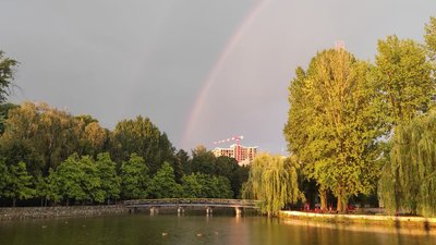 веселка, парк, водойма