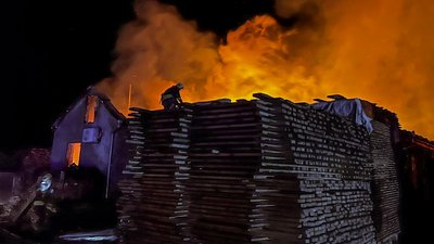 На Вінниччині під час пожежі травмувалась жінка На Вінниччині під час пожежі травмувалась жінка