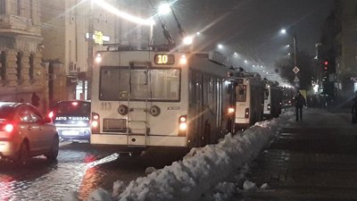 У Кропивницькому зупинилася робота електротранспорту