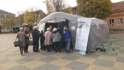 Мобільний пункт в селищі Івано-Франкове Мобільний пункт в селищі Івано-Франкове