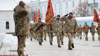 105-ій бригаді тероборони вручили бойовий прапор 105-ій бригаді тероборони вручили бойовий прапор