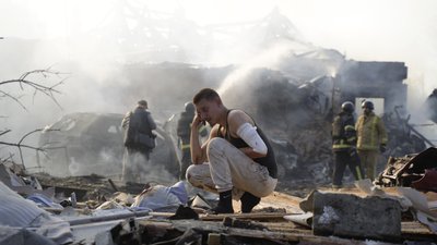 Наслідки удару КАБ по приватному сектору у Немишлянському районі Харкова, 11 жовтня 2026