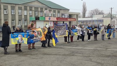 Акція на підтримку полонених та зниклих воїнів у Смілі
