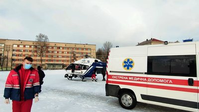 "Літаюча швидка". У січні на Львівщині медичним гелікоптером виконали 15 польотів "Літаюча швидка". У січні на Львівщині медичним гелікоптером виконали 15 польотів