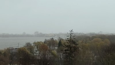 сніг, тернопіль, став