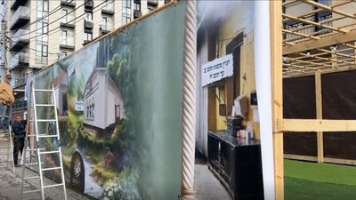 В Умані хасиди готуються до святкування єврейського свята Суккот