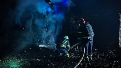 ДСНС, пожежа, атака на Ізмаїл 17 березня 2026 року