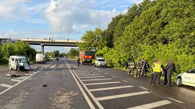 аварія в Дачному, смертельна ДТП, аварія за участю поліції, Волинь