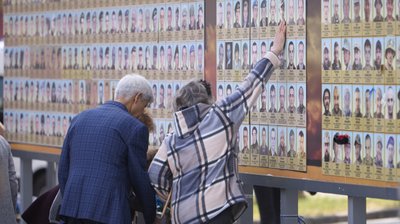 Вшанування загиблих у бою під Волновахою на Донеччині волинян у Луцьку