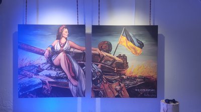 “Має заспокоювати”: у сховищі обласної лікарні в Рівному відкрили галерею “Має заспокоювати”: у сховищі обласної лікарні в Рівному відкрили галерею