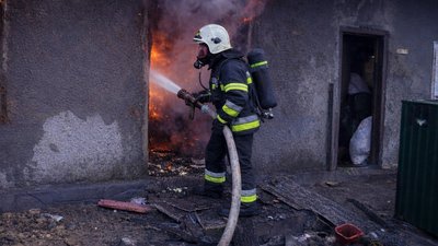 Під час пожежі на Тернопільщині травмувався чоловік, ДСНС, рятувальники