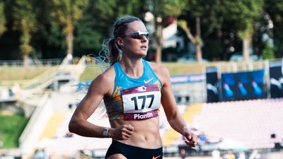 Вікторія Ткачук, бігунка 400 м з/б на чемпіонаті України-2026 з легкої атлетики