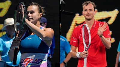 Арина Сабаленка Даниїл Медведєв теніс Росія Білорусь Australian Open Арина Сабаленка Даниїл Медведєв теніс Росія Білорусь Australian Open