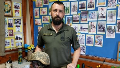 Шолом, Юрій Скороход, Маневицький музей, 100 бригада, боєць
