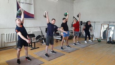 Рятувальники з Кіровоградської області отримали золото в змаганнях з гирьового спорту