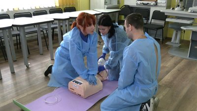 Випускний іспит у Львівському фаховому медичному коледжі, 20 грудня 2023. Випускний іспит у Львівському фаховому медичному коледжі, 20 грудня 2023.