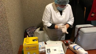 В Архікатедральному соборі УГКЦ Івано-Франківська запрацював пункт вакцинації проти COVID-19